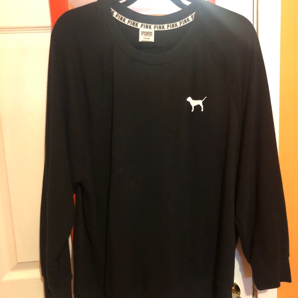 Black Victoria secret pink sweatshirt